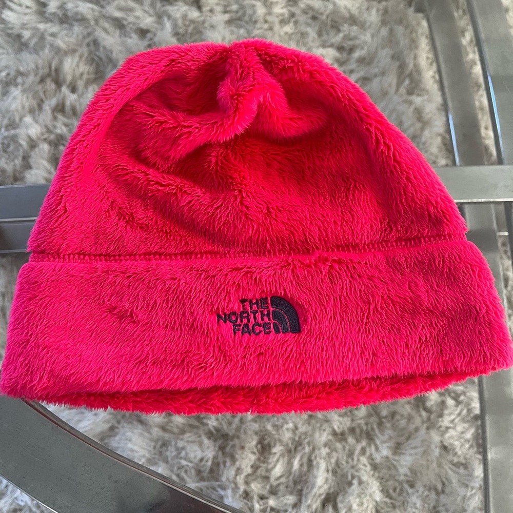 The North Face Kids Bright Pink Fleece Hat